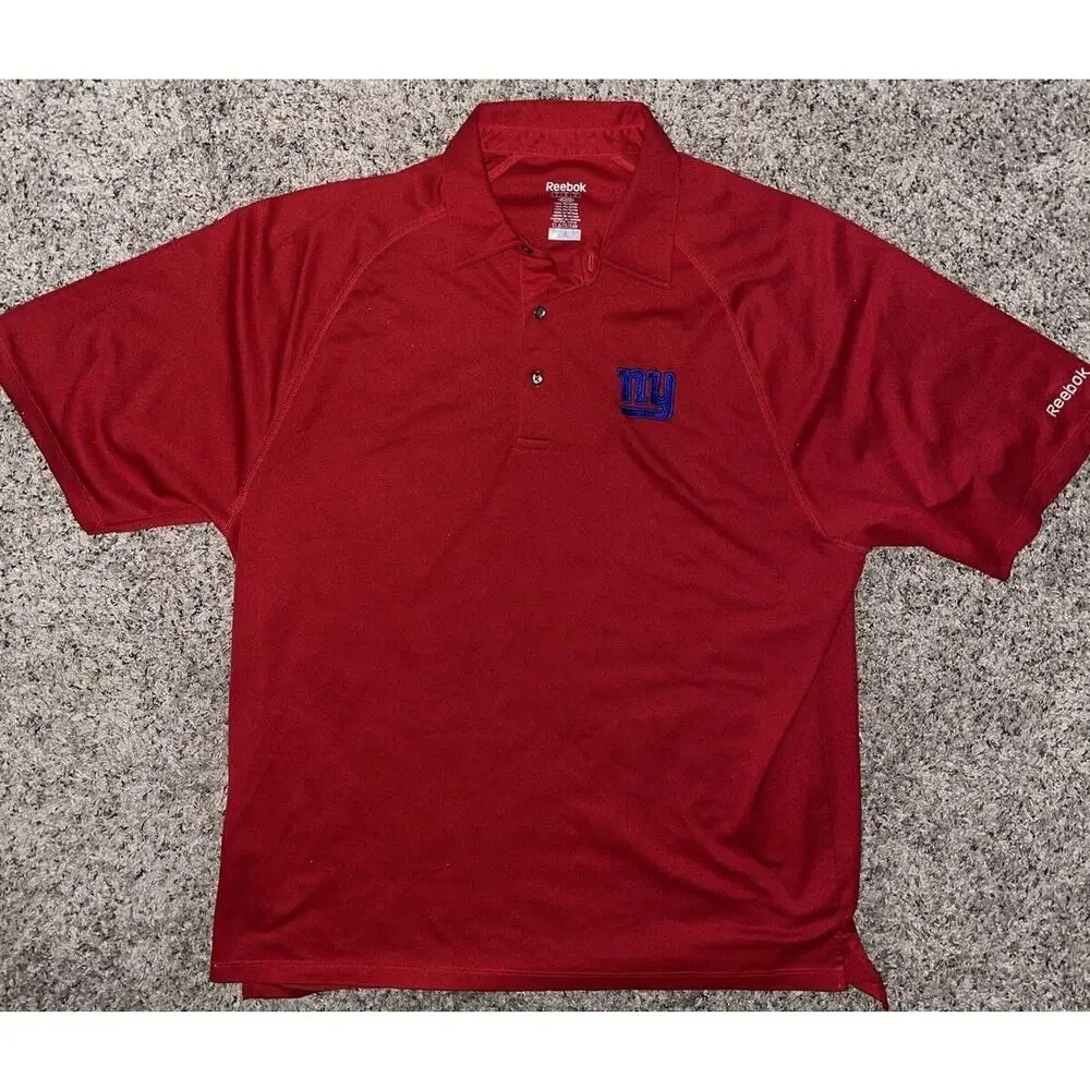 Vintage New York Giants Team Issued Coaches Polo 2007 Season Mens L RARE